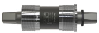 Shimano, BB-UN300 D-EL, Square Taper BB, British, 68mm, : 127.5mm, Silver