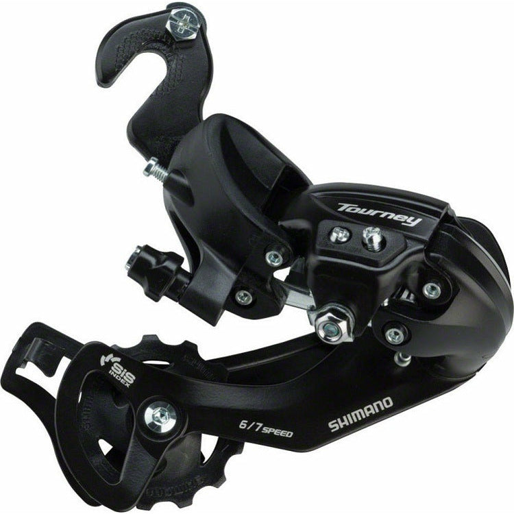 REAR DERAILLEUR, RD-TY300, TOURNEY, 6/7-SPEED, W/RIVETED ADAPTER(ROAD TYPE), IND.PACK