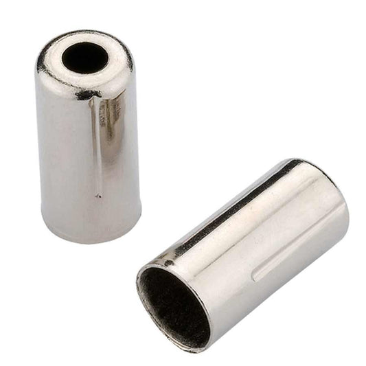 Jagwire, Housing stops for brake housing, 5mm, Brass, Silver (unit)