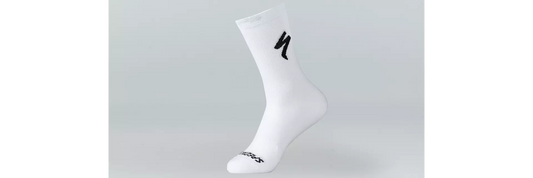 SOFT AIR TALL LOGO SOCK WHT/BLK S