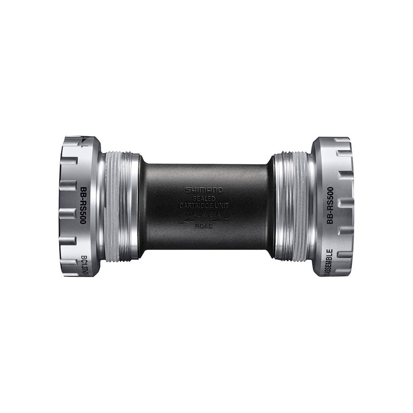 Shimano BB-RS500, Hollowtech II, BB Shell: 68mm, Dia.: -, Axle: 24mm, Steel, Silver, EBBRS500B