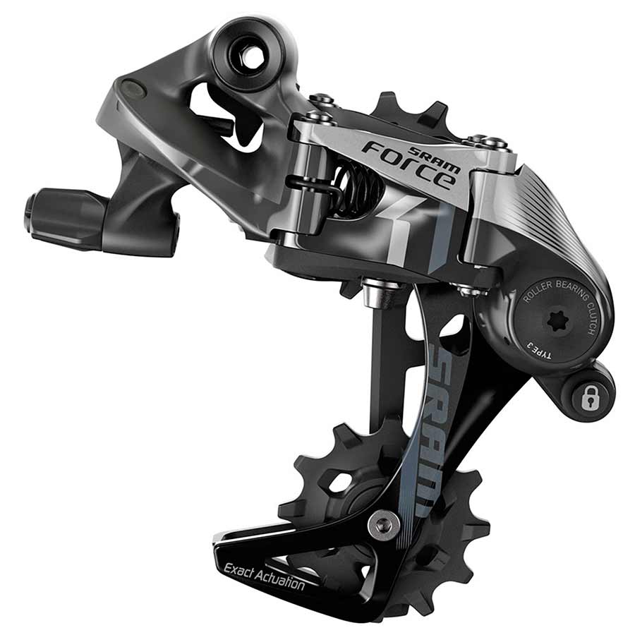 SRAM, Force1 Type 3.0, Rear derailleur, 11sp., Long, Black