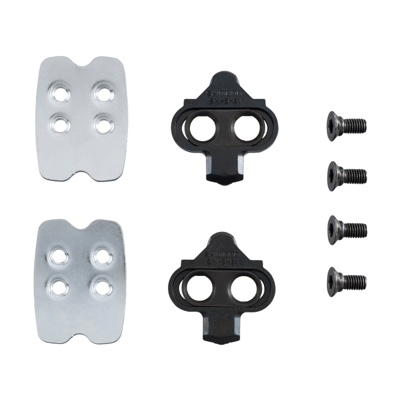 SM-SH51 SPD CLEAT SET (PAIR) SINGLE RELEASE W/O CLEAT NUT