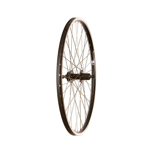 Wheel Shop, Evo Tour 19 Black, Wheel, Rear, 27.5'' / 584, Holes: 36, QR, 135mm, Rim and Disc IS 6-bolt, Shimano HG