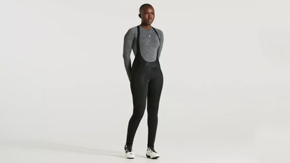 SL EXPERT SOFTSHELL BIB TIGHT WMN BLK M