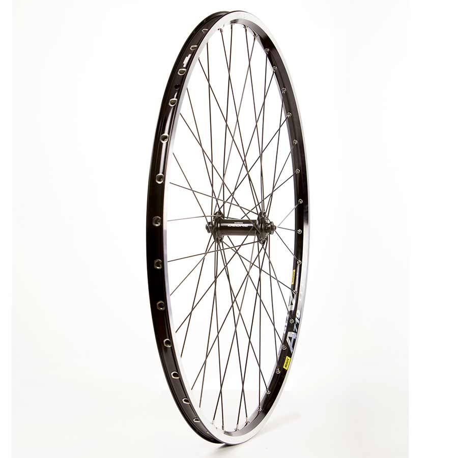 Wheel Shop, Mavic A719 Black/ Shimano Deore HB-T610, Wheel, Front, 700C / 622, Holes: 36, QR, 100mm, Rim