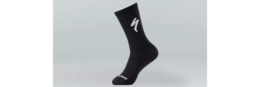 SOFT AIR TALL LOGO SOCK BLK/WHT M