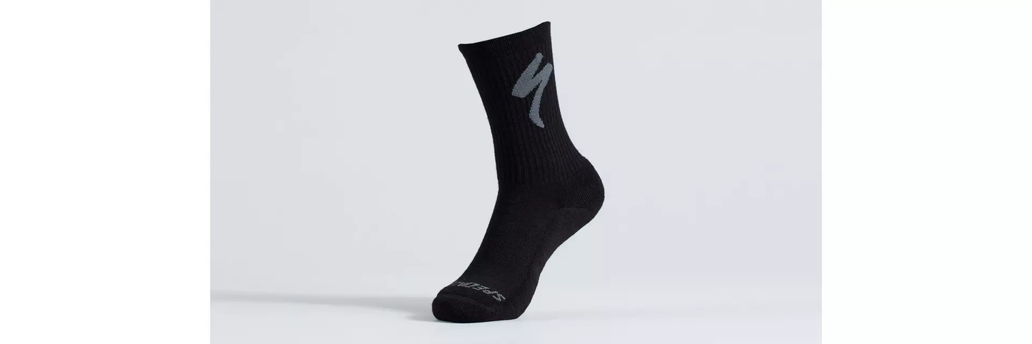 MERINO MIDWEIGHT TALL LOGO SOCK