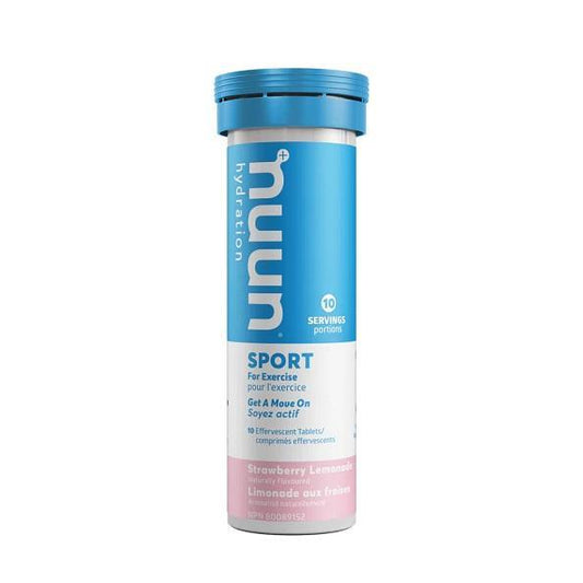 Nuun Sport Hydration Tablets, Strawberry Lemonade, Box of 8 Tubes single
