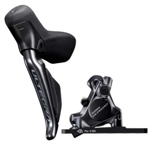 Shimano, Ultegra Di2 ST-R8170 / BR-R8170, Road Hydraulic Disc Brake, Rear, Flat mount, Black, IR8170DRRDSC170A