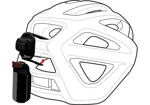 STIX HELMET STRAP MOUNT - Black