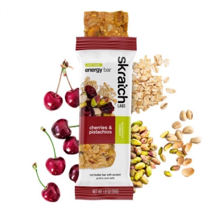 SKRATCH LABS - Energy Bar: Cherry + Pistachio (12pk) single