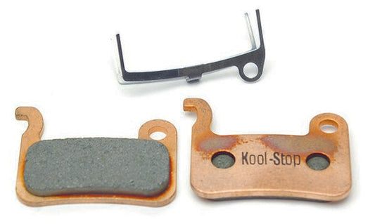 Kool-Stop Shimano M965/M765 Disc Brake Pads, Sintered Compound, Copper Plate (KS-D630S)