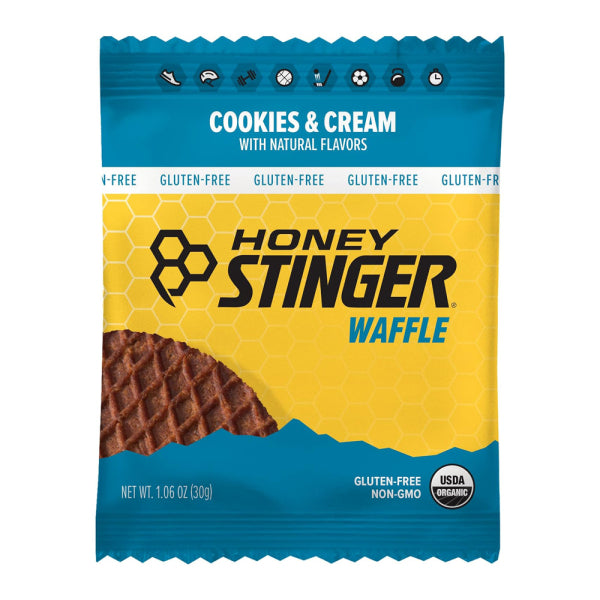 Honey Stinger Gluten Free Waffles, Cookies and Cream,