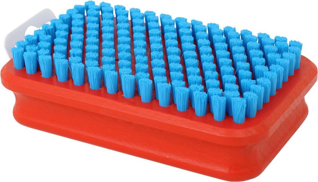 RECTANGULAR BLUE NYLON BRUSH (FINISH)