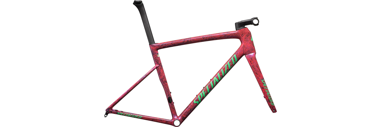 24 TARMAC SL8 - Frameset CARB/VIVPNKMET/EGRN 54