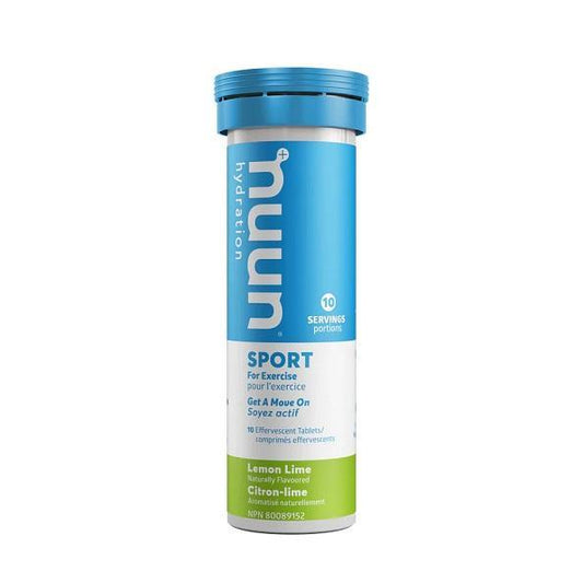 Nuun Sport Hydration Tablets, Lemon Lime, Box of 8 Tubes single