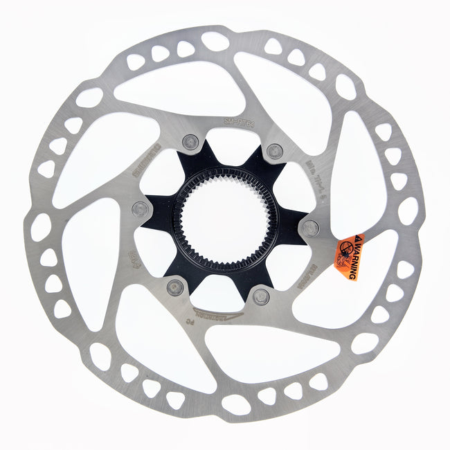 ROTOR FOR DISC BRAKE, SM-RT64, DEORE, S 160MM, W/LOCK RING(EXTERNAL SERRATION), IND.PACK